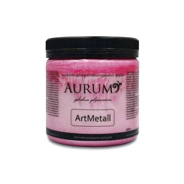 Декоративная краска Розовый шелк 400 мл "Aurum"