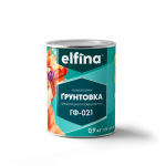 Грунт по металлу ГФ-021 Серый 0.9 кг Антикоррозионный Elfina