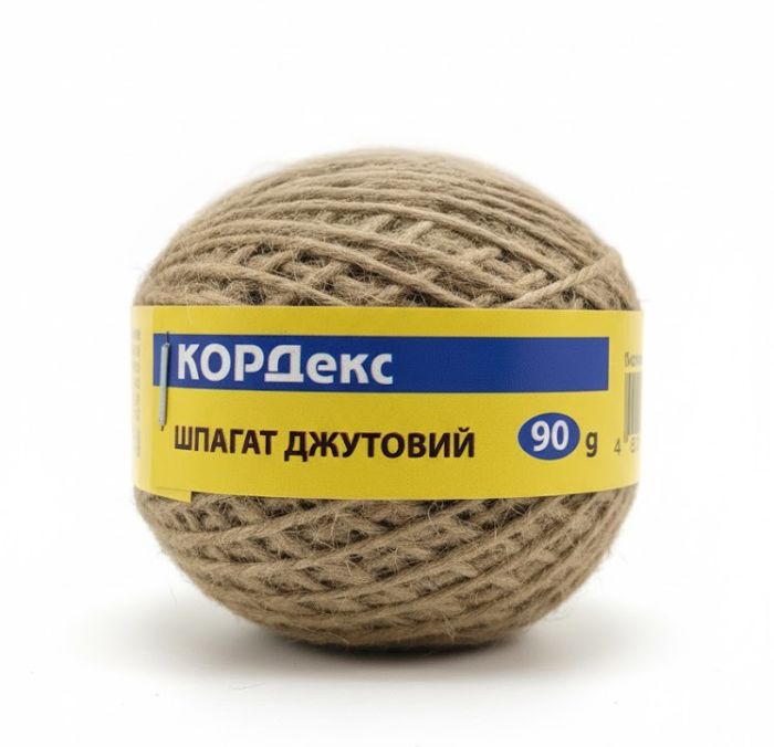 Шпагат джутовий  Клубок 0.09 кг Cordex