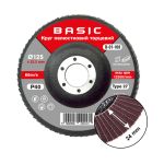 Круг лепестковый торцевой КЛТ 125 мм P40 BASIC