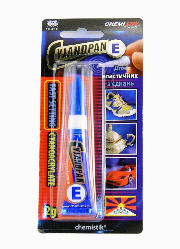 Универсальный секундный супер клей Cyjanopan E 2 г