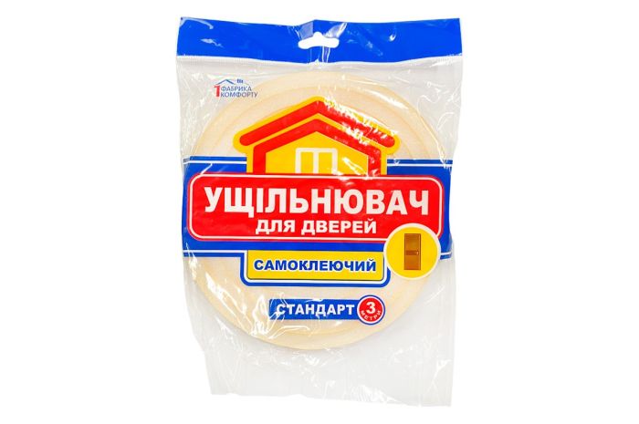 Уплотнитель для дверей поролоновый 20 мм х 3 м