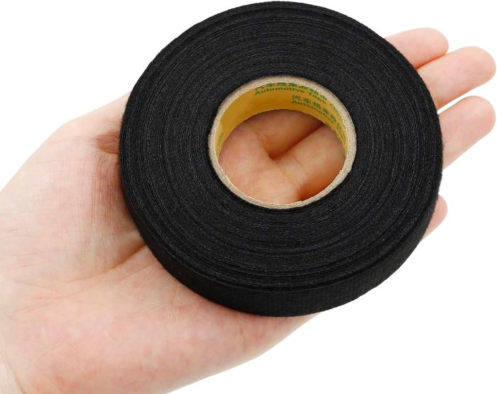 Изолента лавсановая 20 м Черная Vongle