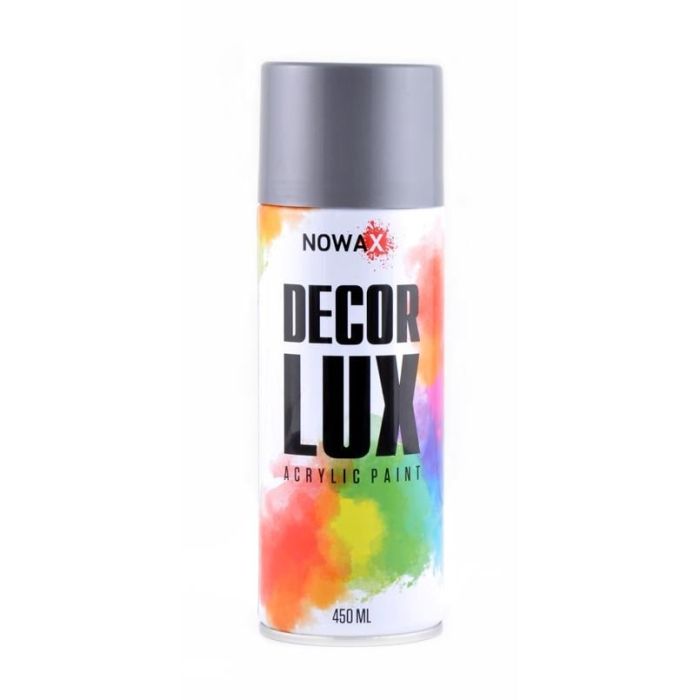 Фарба акрилова Сріблястий Металік DIAMOND SILVER 450 мл DecorLUX