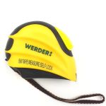 Рулетка обрезиненный корпус 5 м х 19 мм WERDER