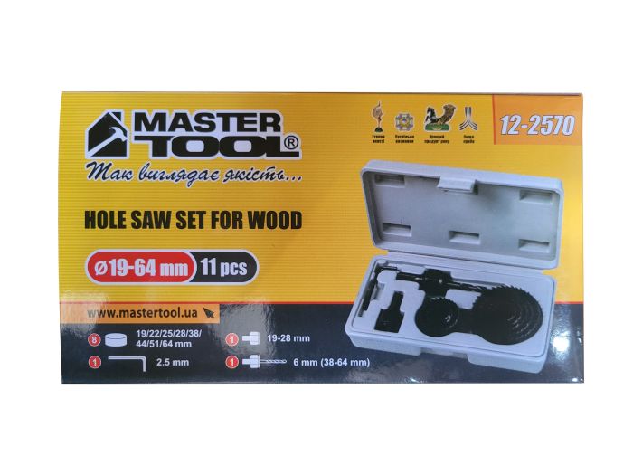 Набор фрез по дереву 8 шт 64-127 мм MASTERTOOL