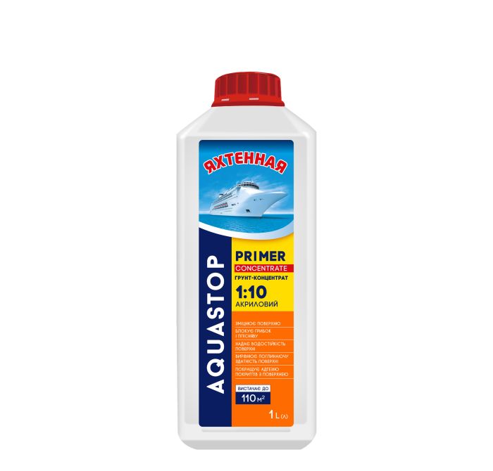 Грунтовка концентрат 1:10 1 л AQUASTOP